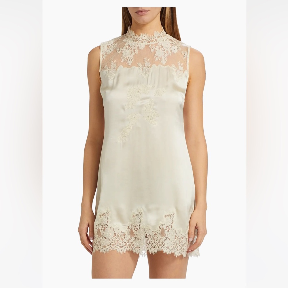 Doen Valeria Lace & Silk Dress - Picture 2 of 6